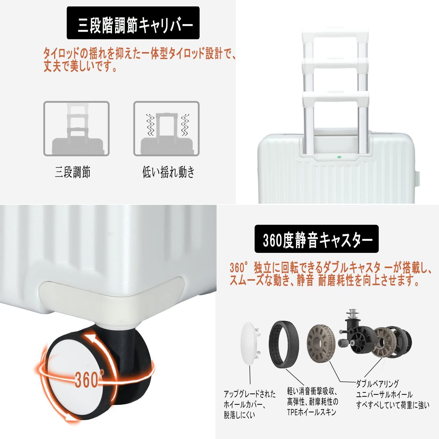 Ashard スーツケース 機内持ち込み アルミフレームキャリーケース ピュアPC材質 大容量 キャリーバッグ 超軽量 耐衝撃 静音 360度回転 フロントオープンパソコンケース TSAロック搭載 Mサイズ 4～7泊 65L 託送必要 ブルー