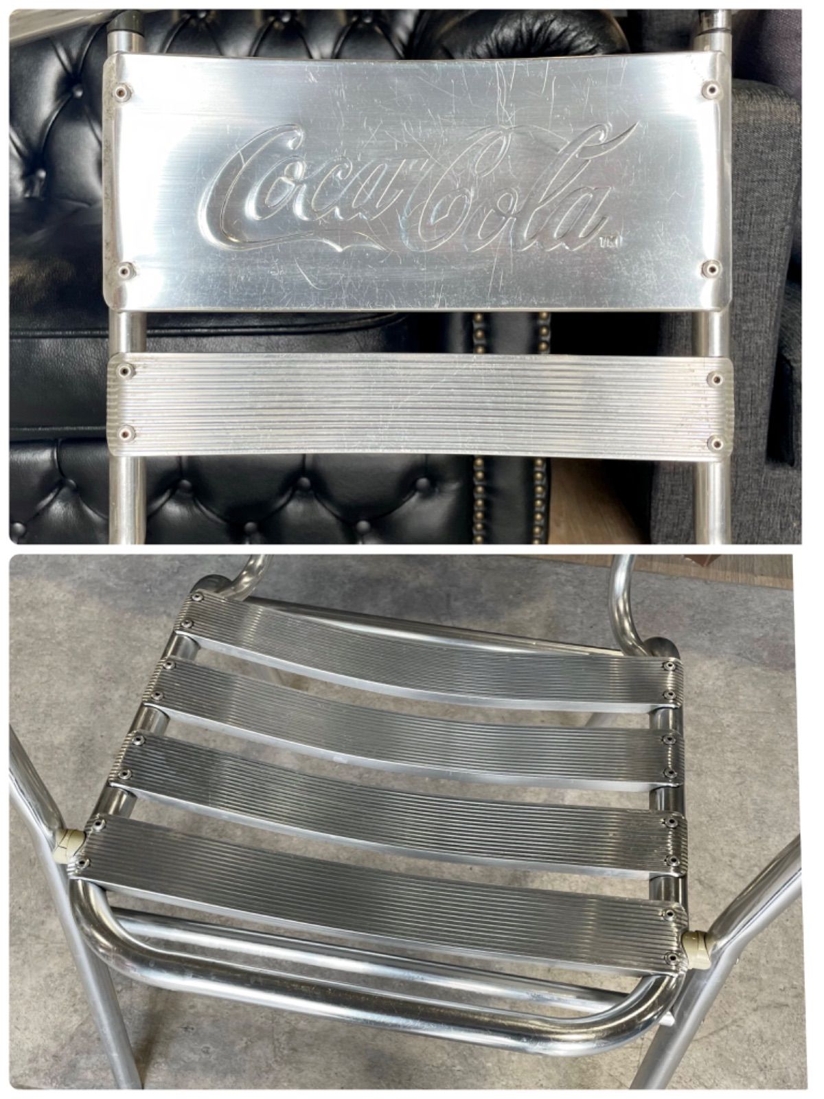 Coca-Cola BRAND Coke Aluminum Chair / コカ・コーラ ブランド