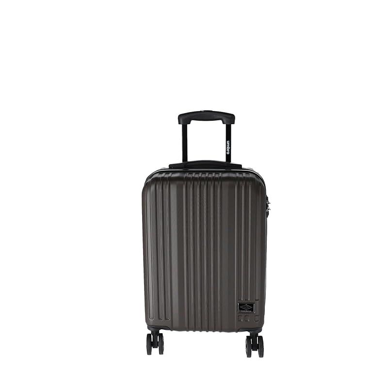 アンブロ ハードジッパーキャリーケース マット キャリー 35L 拡張機能付き 機内持込サイズ エンボス加工 機内持ち込み可 チョコ 0