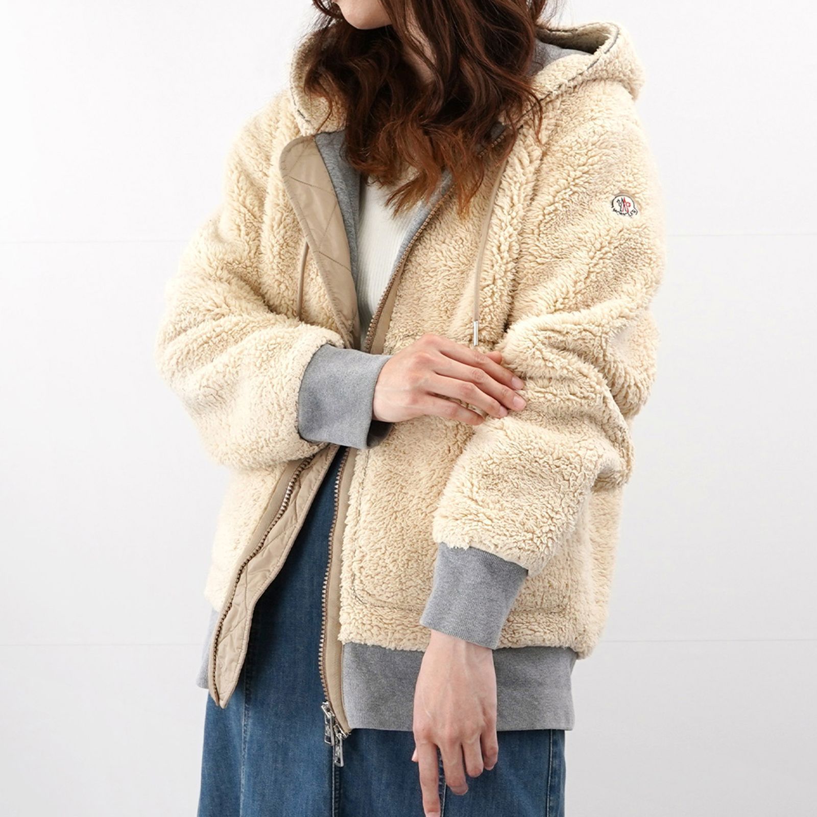 MONCLER モンクレール フーディ ボア パーカー 8410900829AW - メルカリ