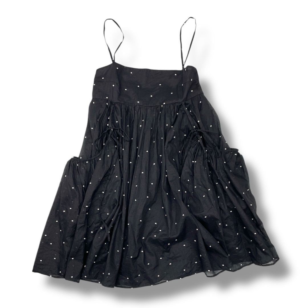 BABYLONE バビロン Indot ギャザーキャミ キャミソール チュール