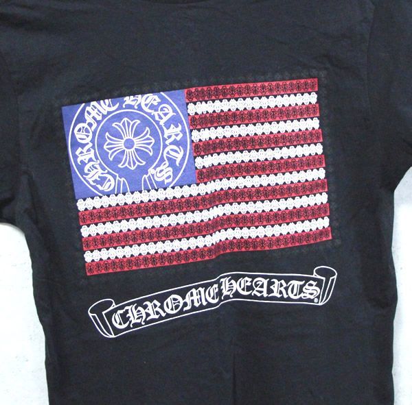 ショッピング公式店 【アメリカンフラッグ】CHROME HEARTS Tシャツ M