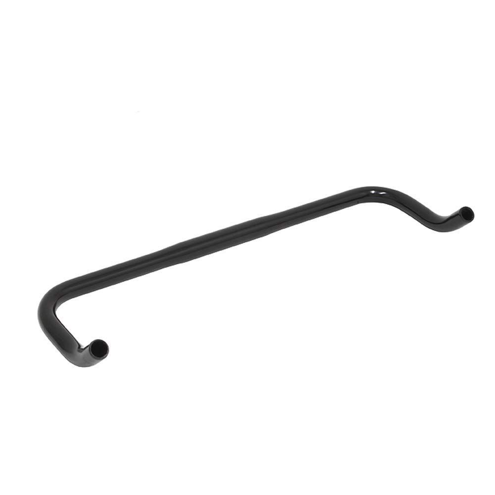 【人気商品】AKI WORLD(アキワールド) ブルホーンハンドルバー ブラック 470mm HS-RA-02-470-BK HB-OTR-002