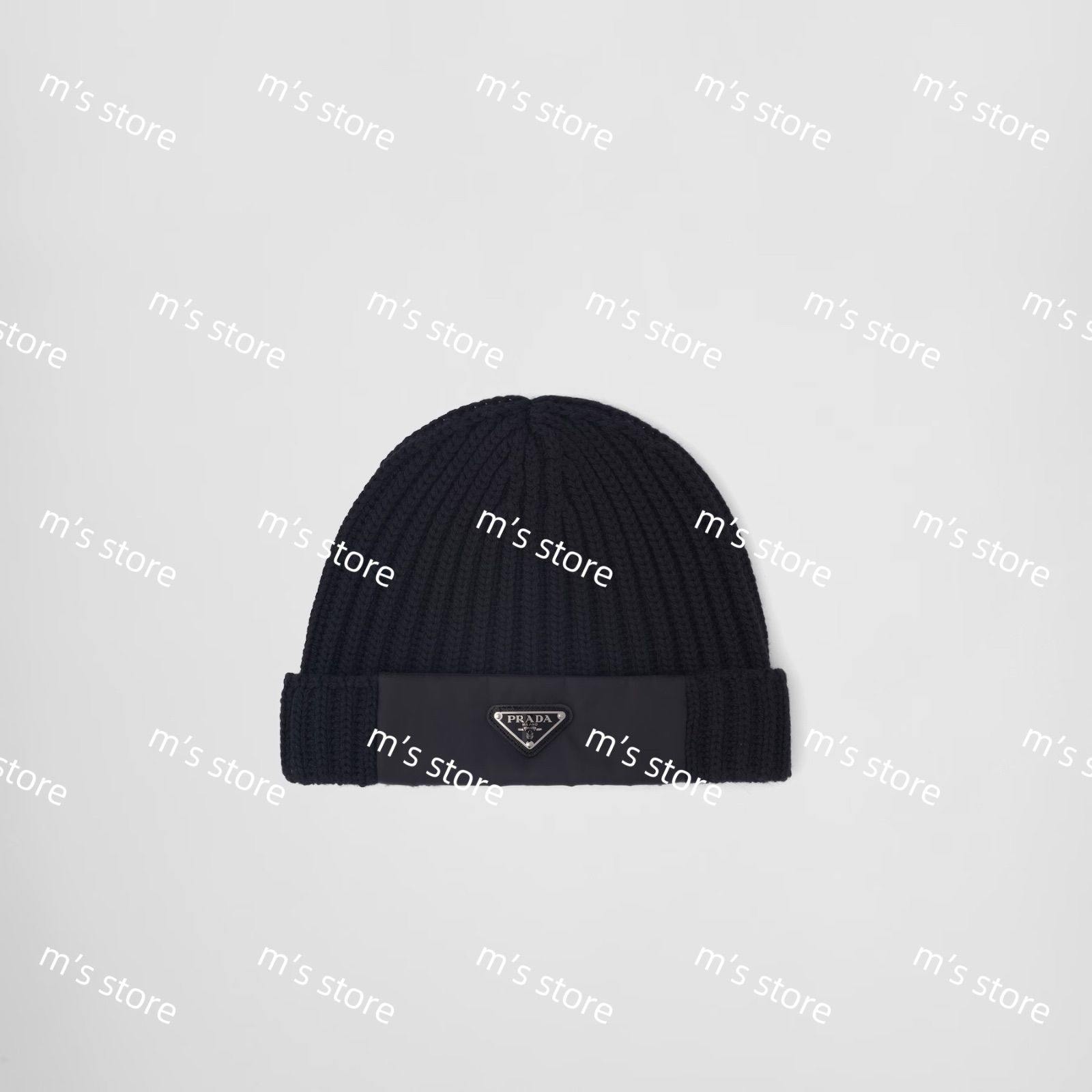 プラダ Re-Nylon ギャバジンxウール キャップ