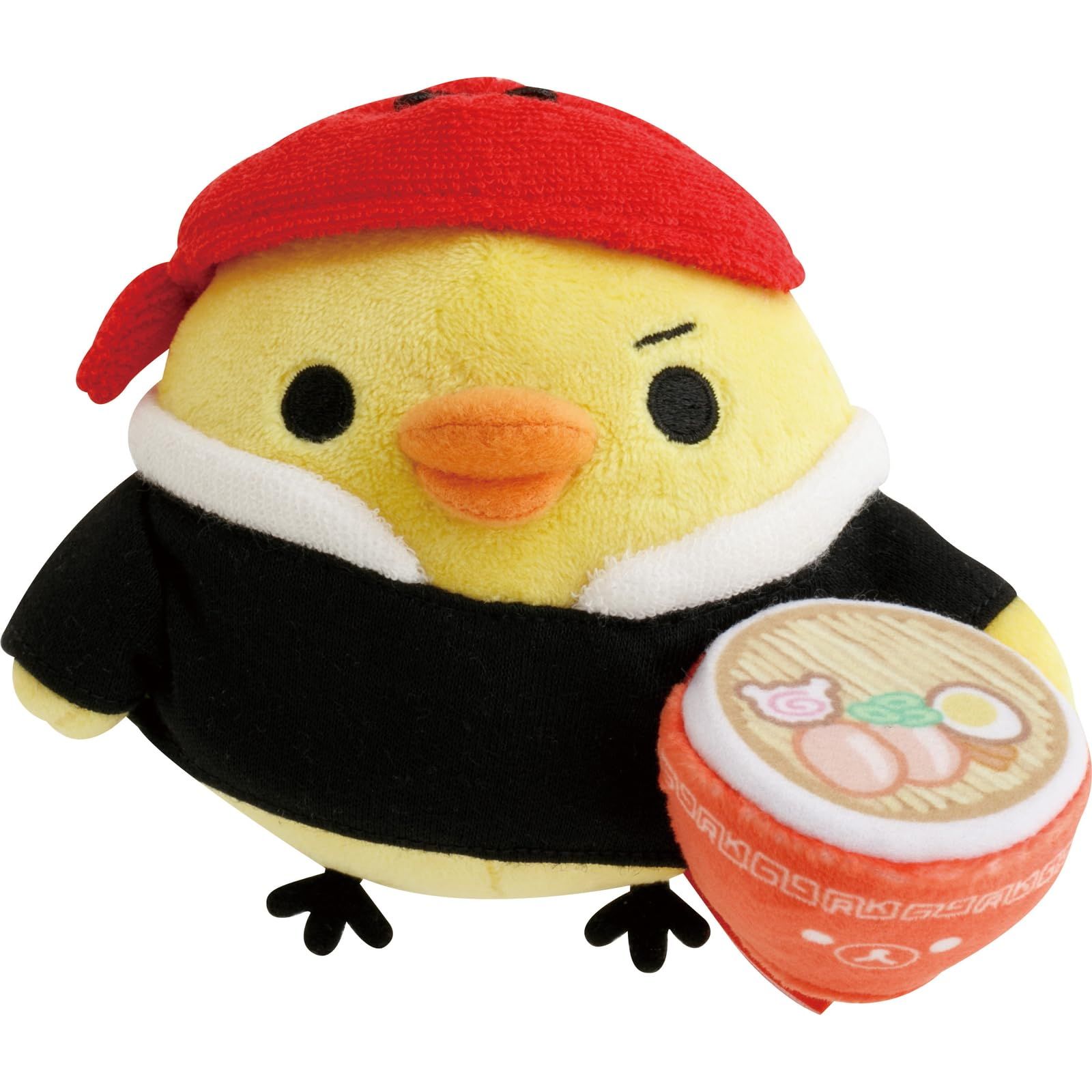 サンエックス(San-X) リラックマ ｢いつでもらーめん雑貨｣ らーめんぬいぐるみ キイロイトリ MO75801 H100×W140×D100mm [キイロイトリ] [ぬいぐるみ]