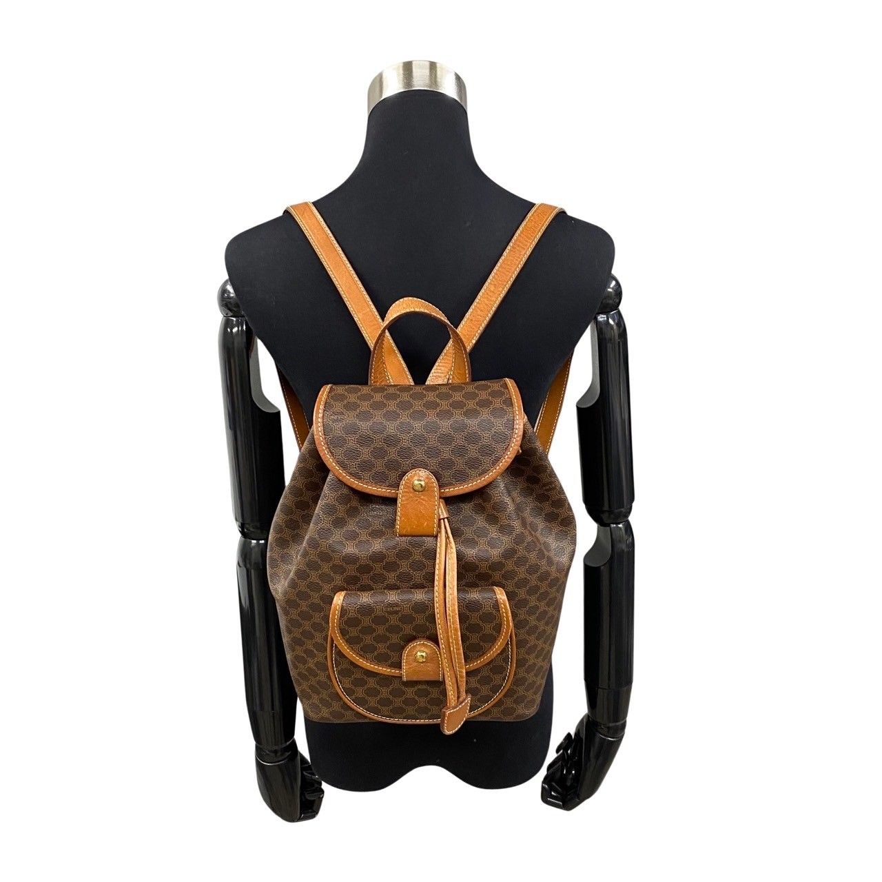 美品 CELINE セリーヌ トリオンフ　マカダム  リュック CELINE - 極 美品 CELINE セリーヌ ヴィンテージ マカダム
