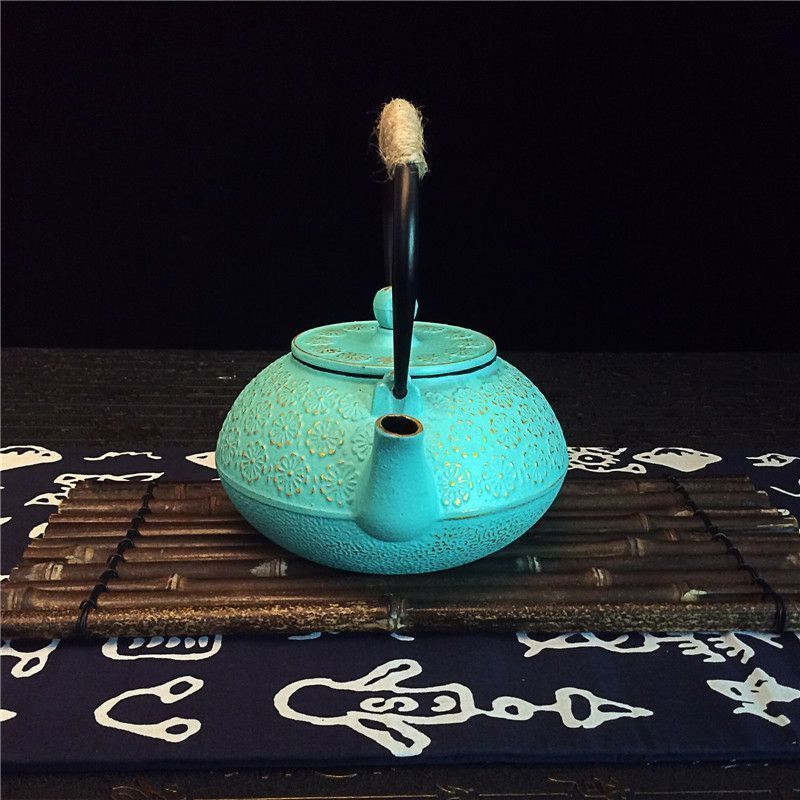 南部鉄器 鉄急須 1200ml カボチャの形 鉄製 急須ホイッスルケトル 鉄瓶