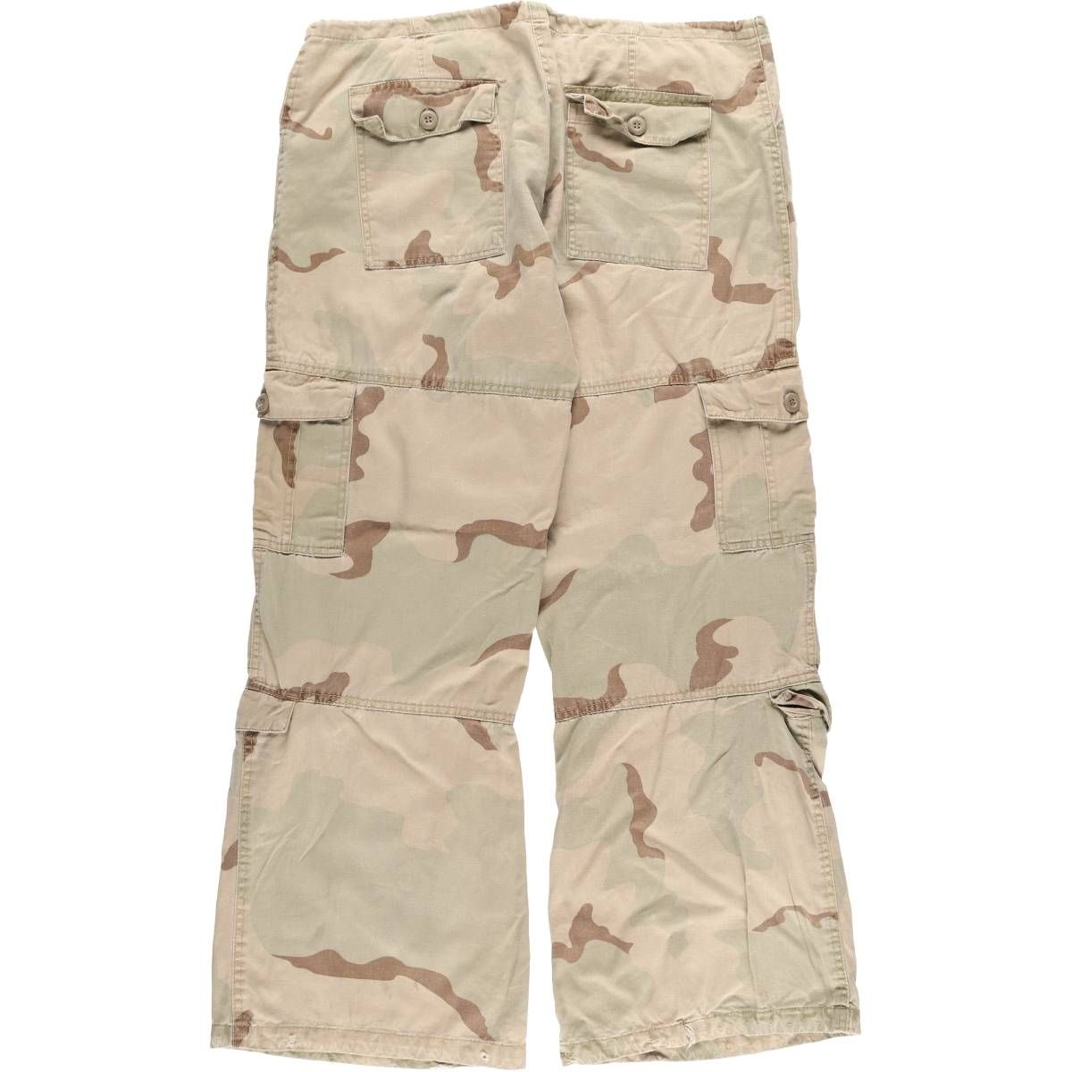 古着 デザートカモ 迷彩 総柄 カーゴパンツ ミニタリーパンツ メンズ L/R 古着 00年代 米軍実品 迷彩柄 3C デザートカモ ミリタリー