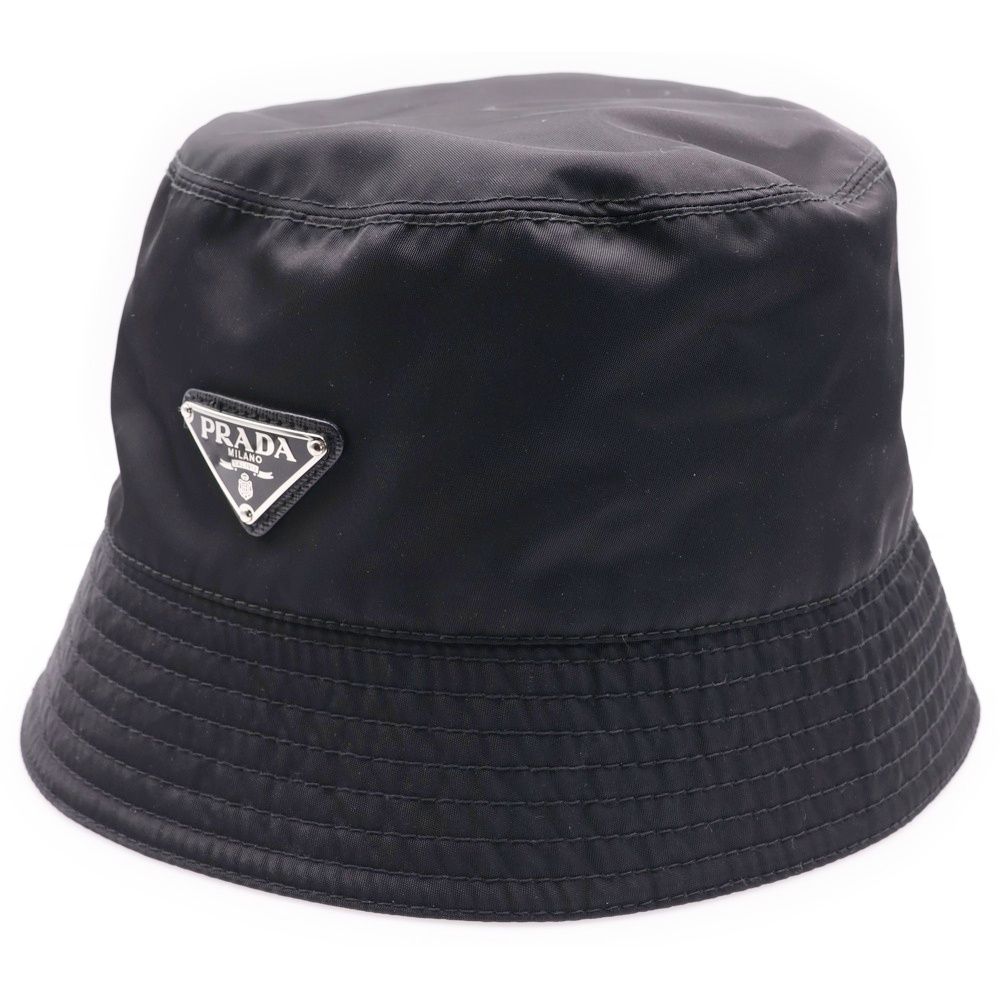 【Prada】PRADA 三角ロゴ Re-Nylon バケットハット・中古 PRADA(プラダ) / Re-Nylon/三角ロゴプレート/トライアングルロゴ