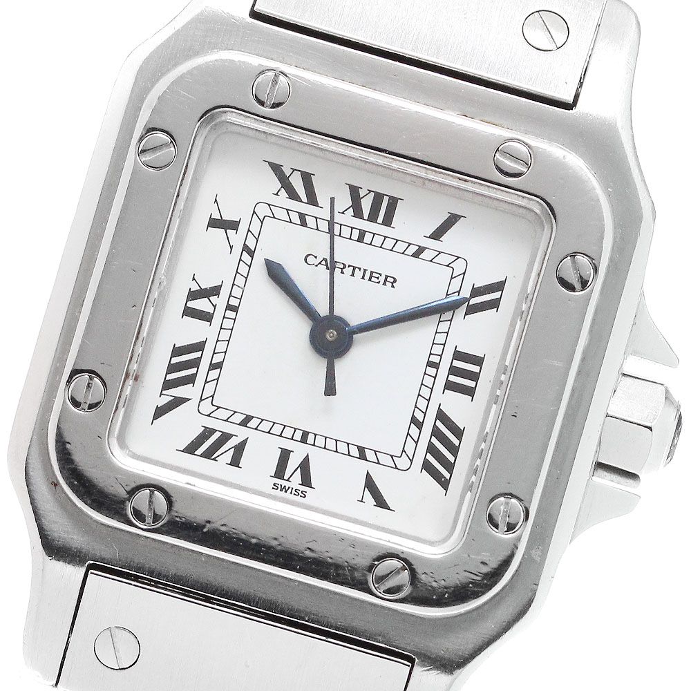 カルティエ CARTIER サントスガルベSM 自動巻き レディース_911459
