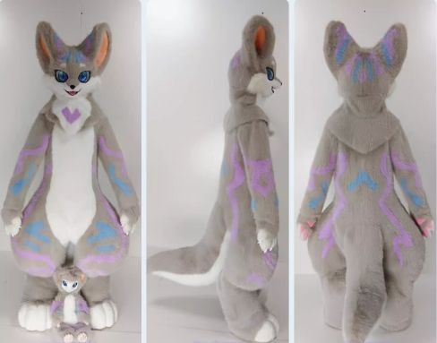 着ぐるみ ケモノ体 フルスーツ 短毛タイプ NO.12 最 セット 全身 ケモノ ファースーツ ぬいぐるみ コスプレ コスチューム