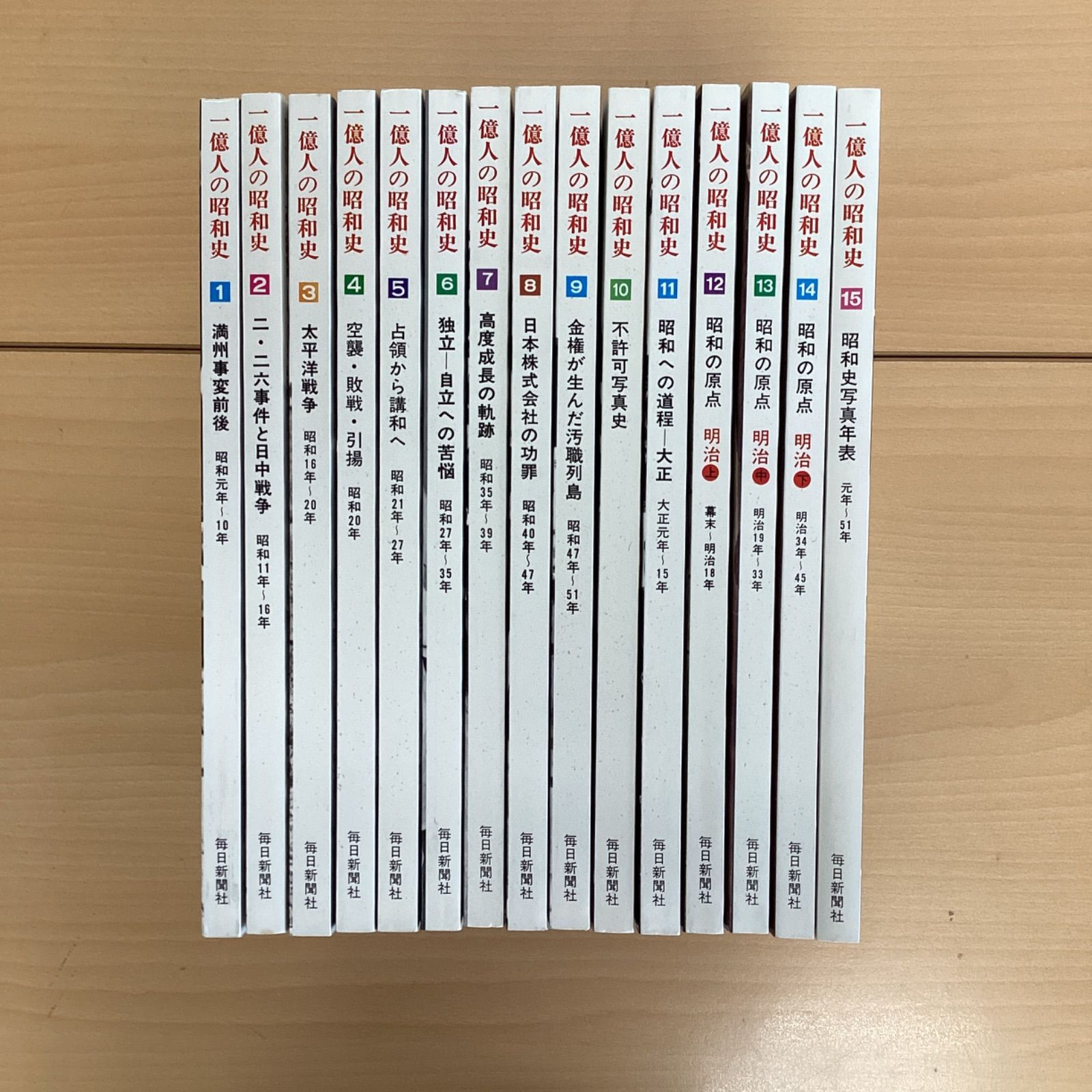 一億人の昭和史 全15巻セット - メルカリ