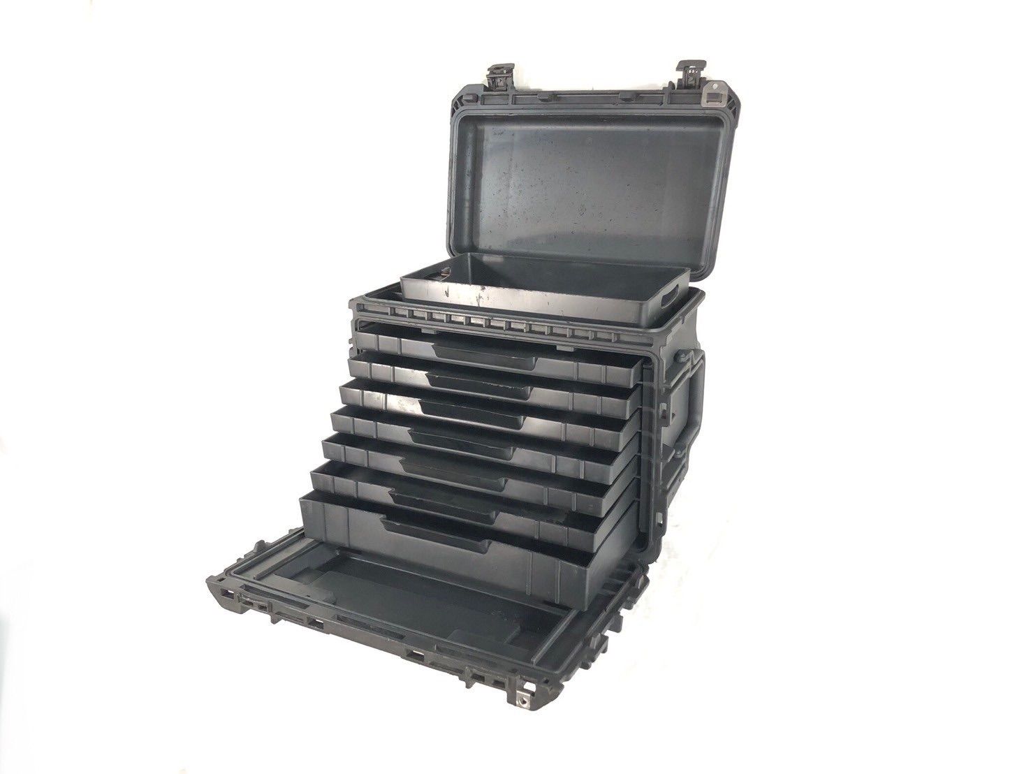 キャスター付き　米軍　ハードケース　US　トランク　工具箱　ペリカン　コンテナ 米軍 ハードケース US トランク 工具箱 ペリカン コンテナ