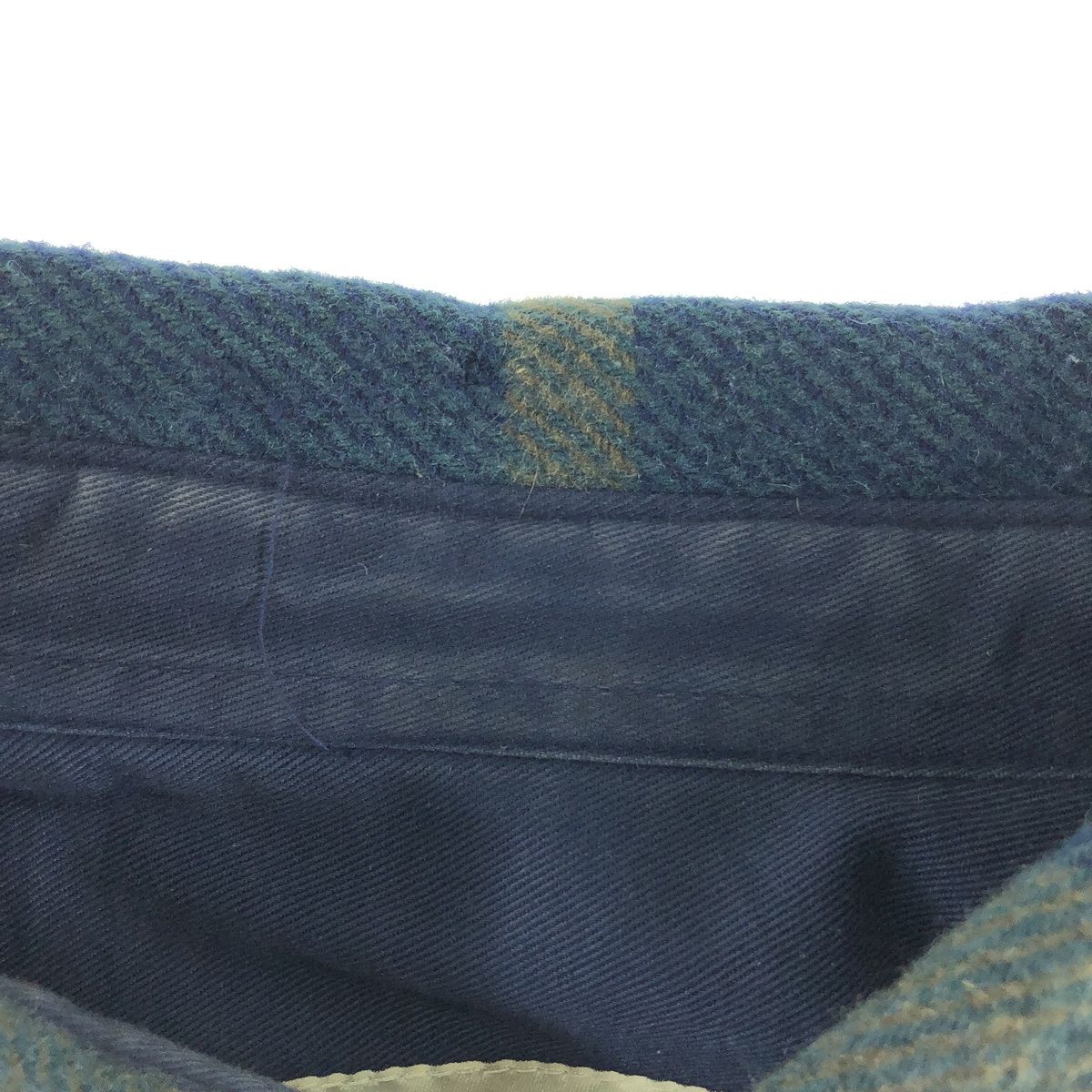エディーバウアー Eddie Bauer チェック柄 ウールシャツジャケット メンズXL /eaa367417
