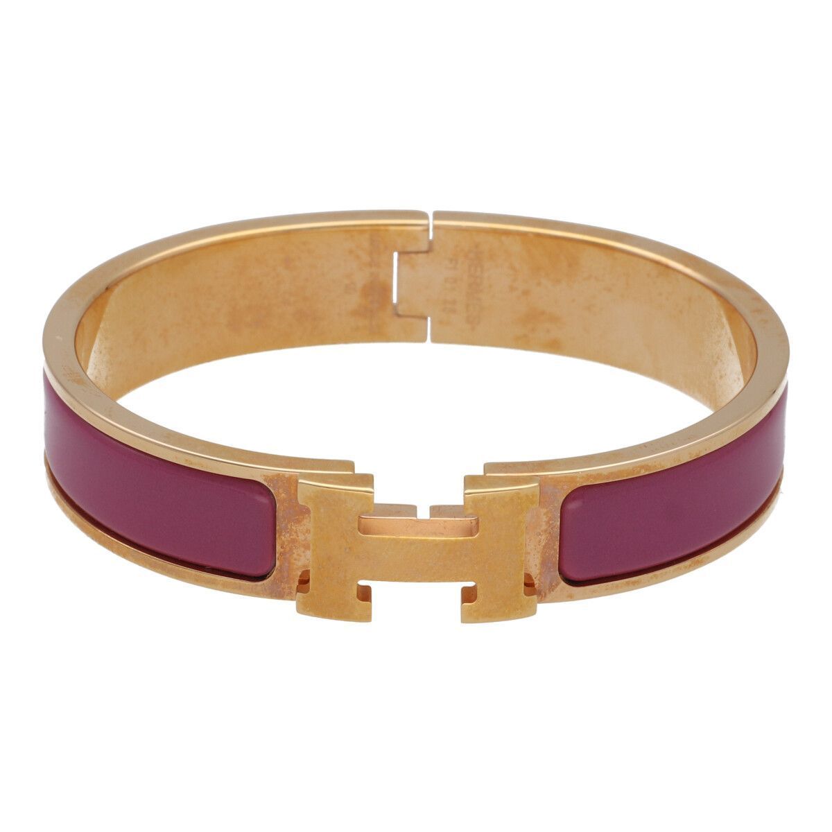 HERMES エルメス クリッククラック PM バングル ピンク ゴールド HERMES エルメス アクセサリー クリッククラックPM バングル