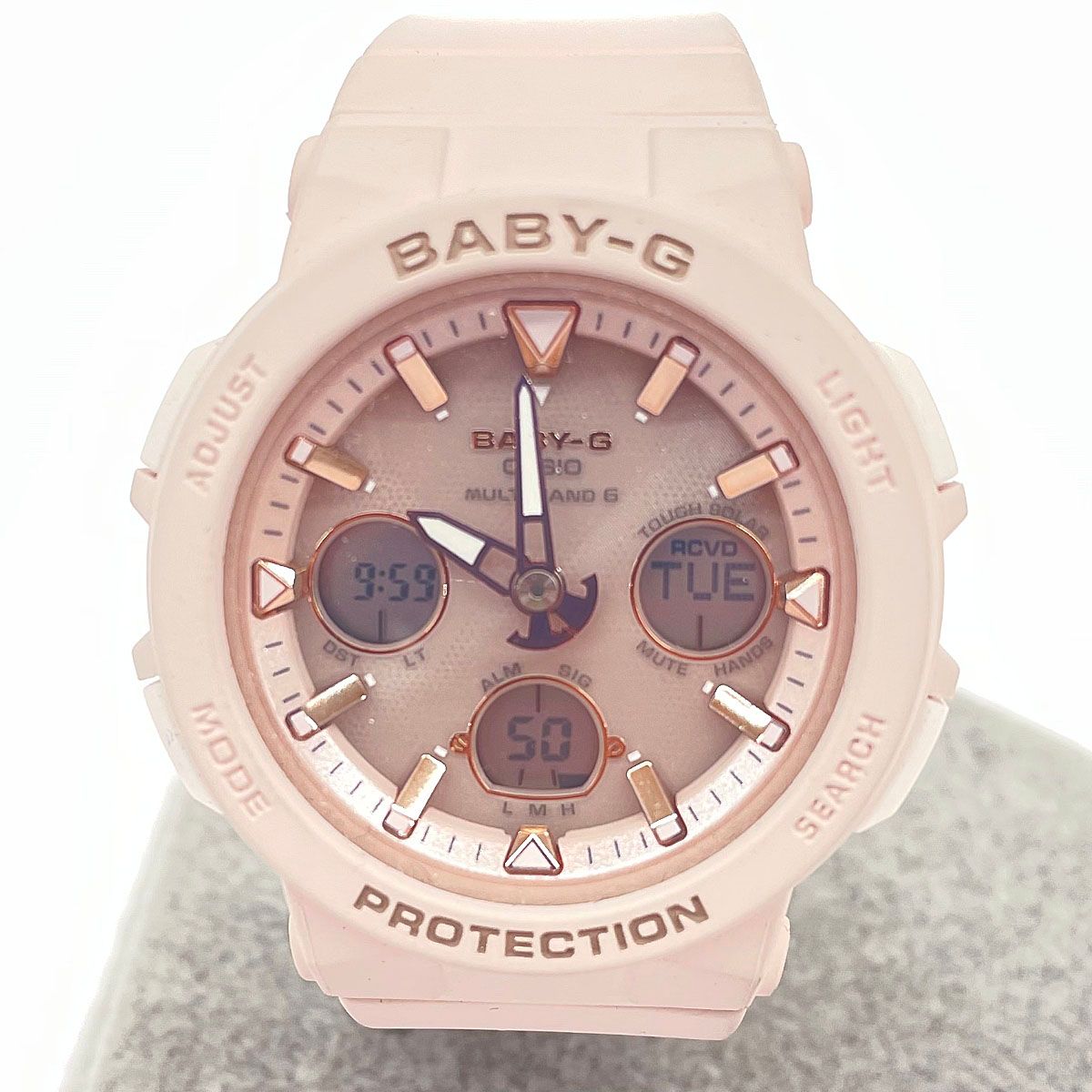 394 バレンシアガ ストーンベゼル シェル オーバル 腕時計 BALENCIAGA