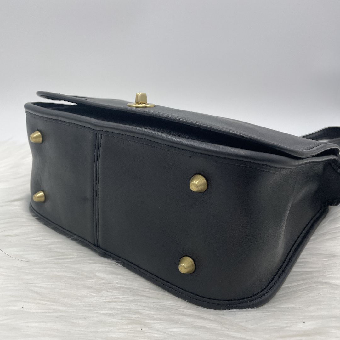 極美品】希少 オールドコーチ スチュワーデス ショルダーバッグ 黒 