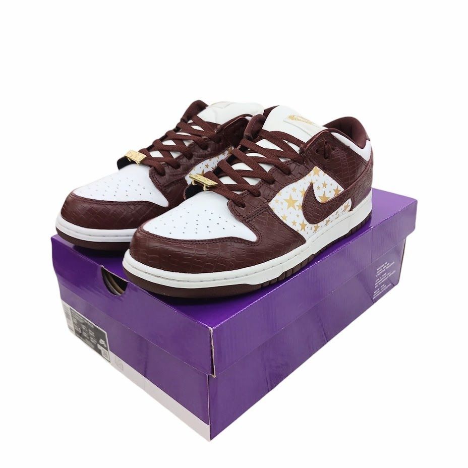 美品 SUPREME Supreme Nike SB Dunk Low OG QS Gold Stars 