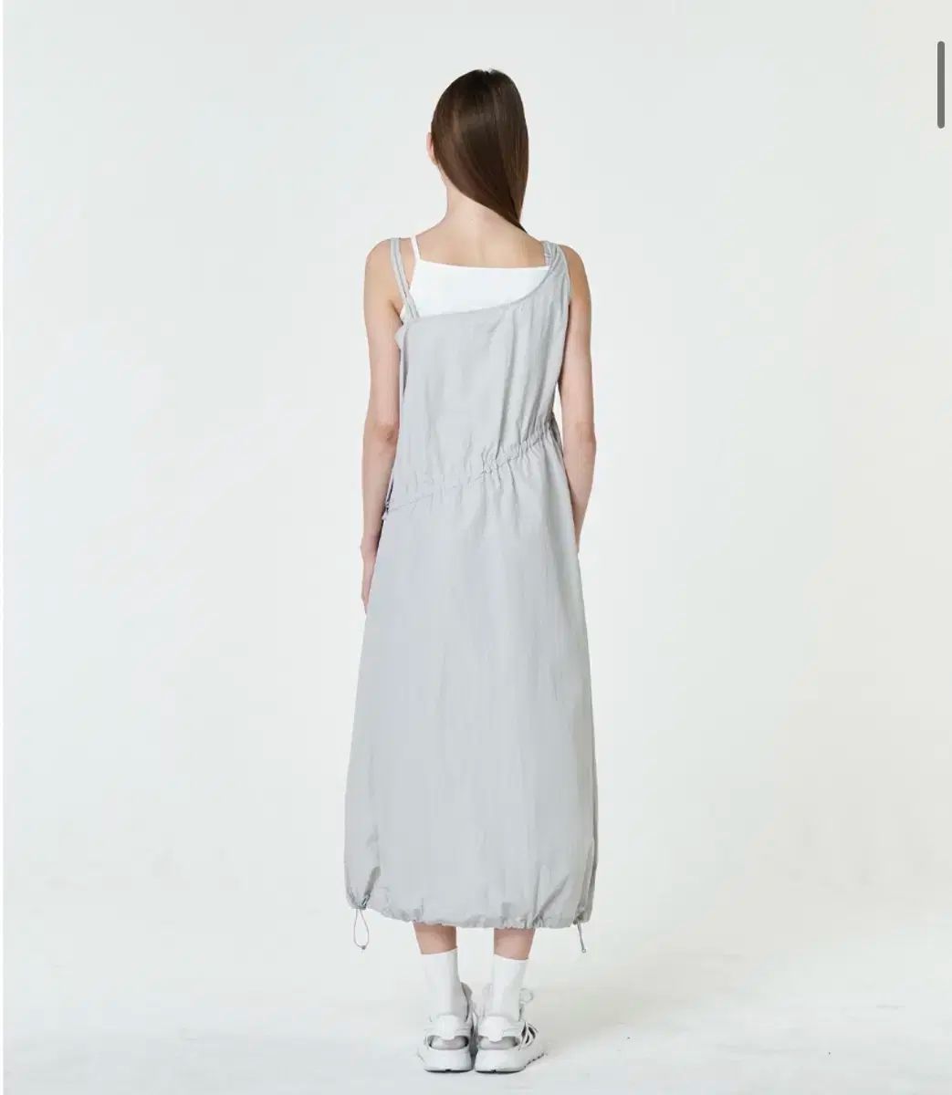 kana シャーリング キャンディースリーブ アシンメトリー レース