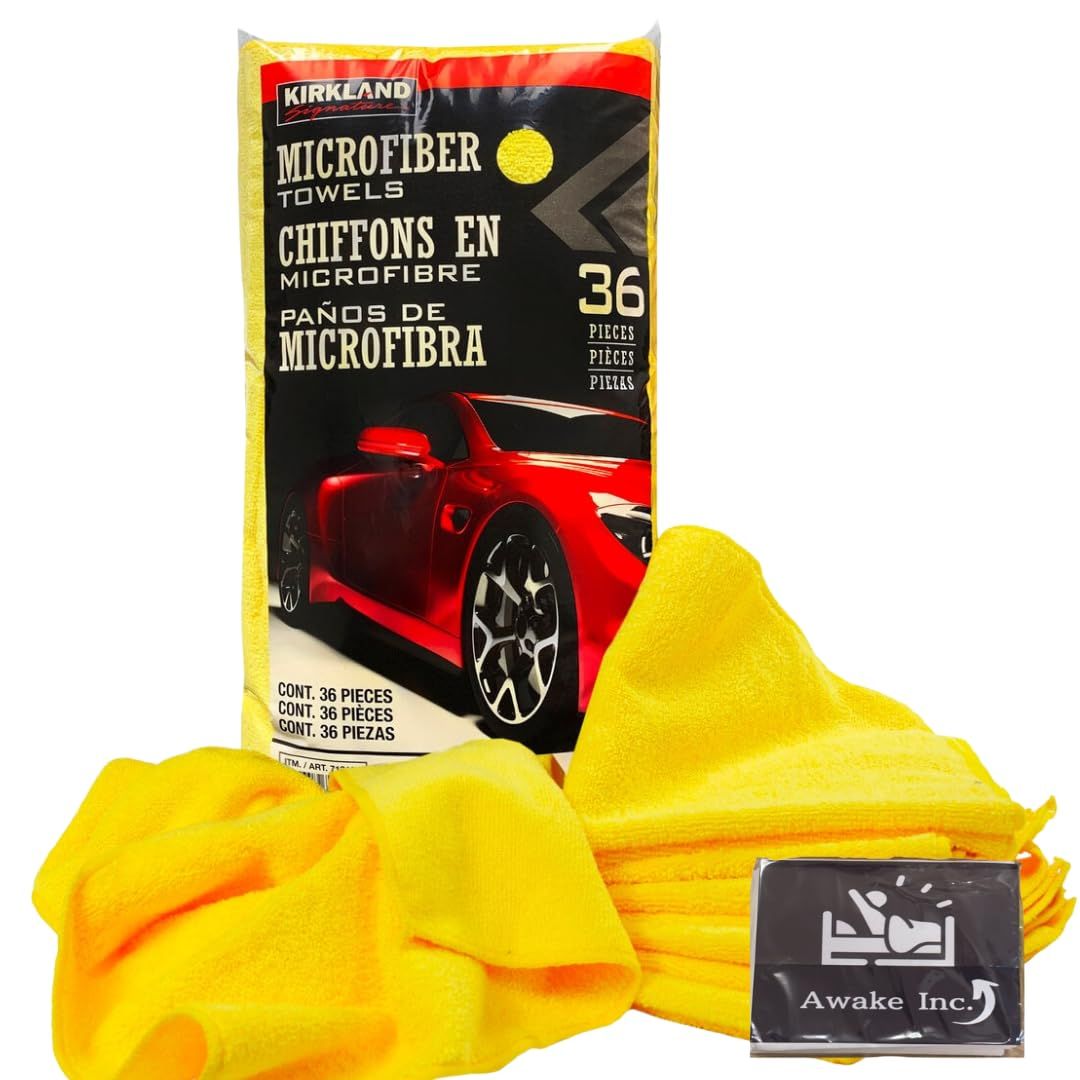 マイクロファイバー クロス 車 洗車 タオル カークランド タオル KIRKLAND 36枚 [並行輸入品] [36]
