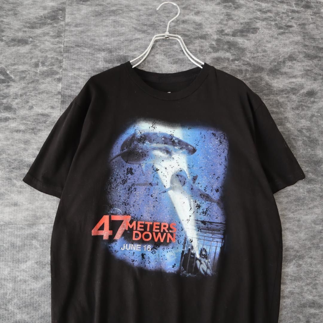 【47 METERS DOWN】海底47m ムービー 映画 Tシャツ 黒 M