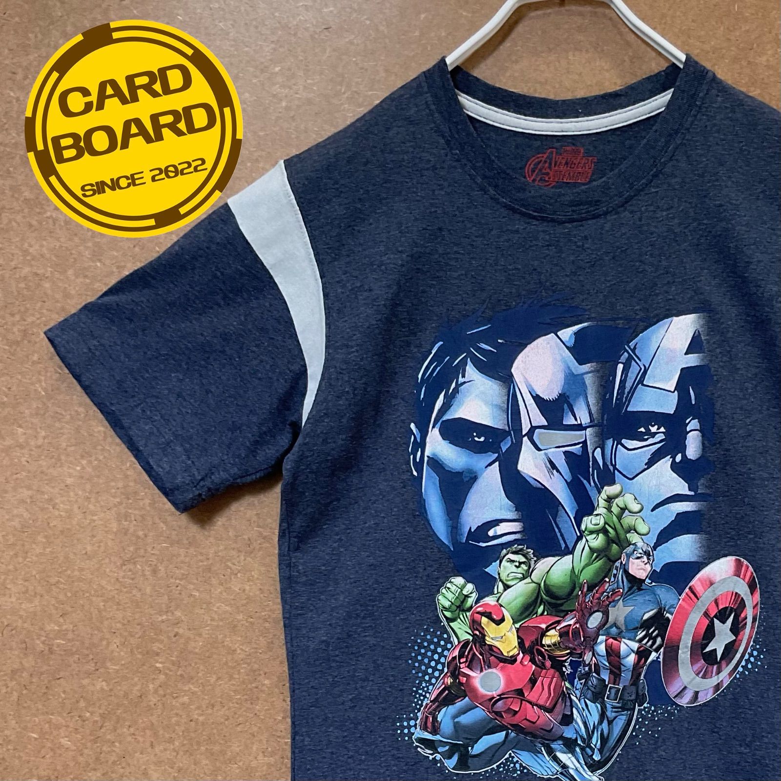 古着 MARVEL*ビッグサイズ プリント 半袖 Tシャツアベンジャーズ - Tシャツ