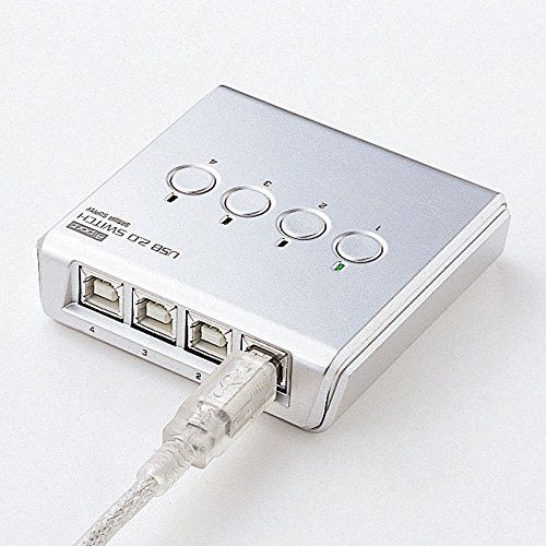 USB2.手動切替器4回路 SW-US24N