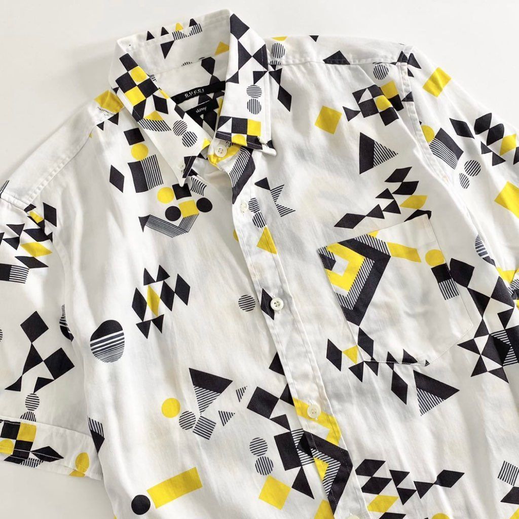 g*a様 GUCCI半袖シャツ パターン入り g*a様 GUCCI半袖シャツ パターン入り g*a様 GUCCI半袖シャツ