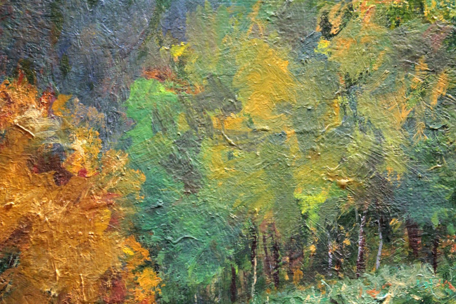 鎌田国子『紅葉』油彩画【真作保証】 絵画 - メルカリ