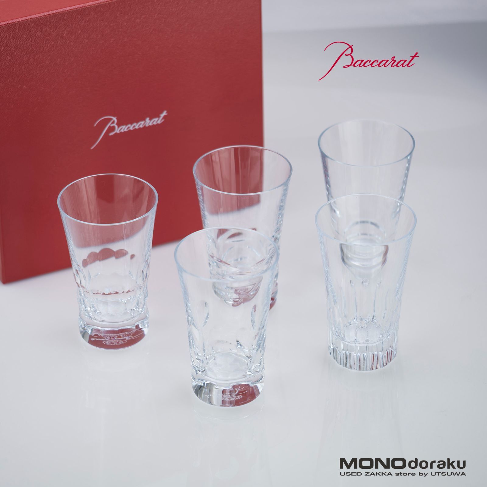 バカラ Baccarat グラスジャパン 5客アソートセット 美品 - メルカリ