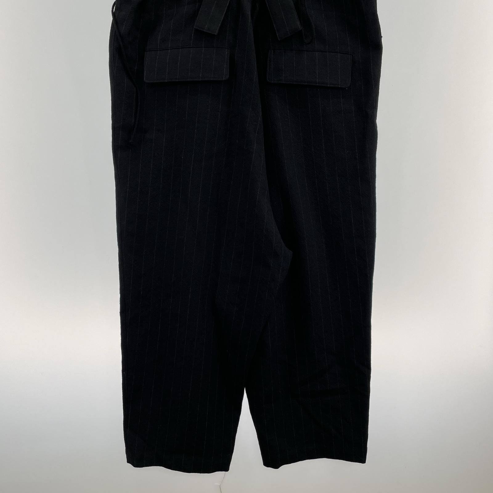 サスペンダーパンツ ピンストライプパンツ