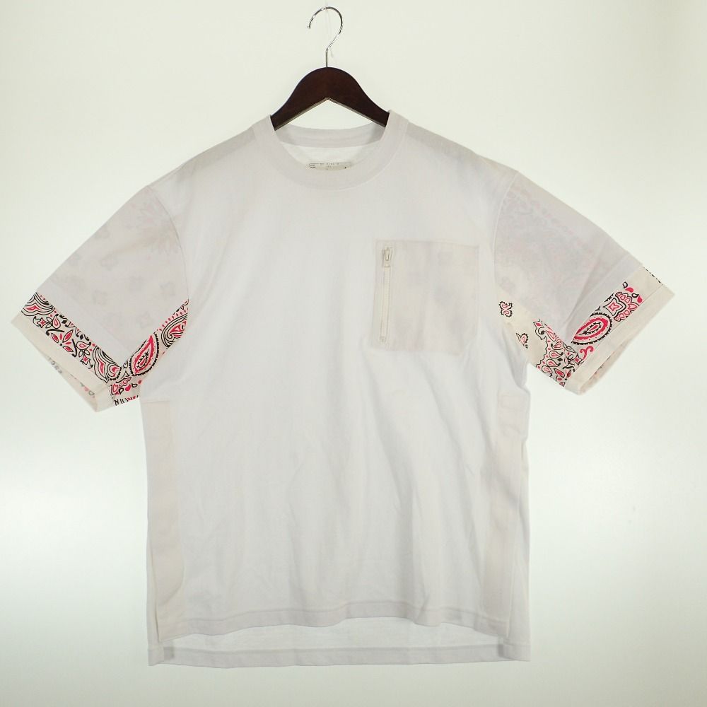 sacai Bandana Print T-Shirt 22-02697M www.krzysztofbialy.com