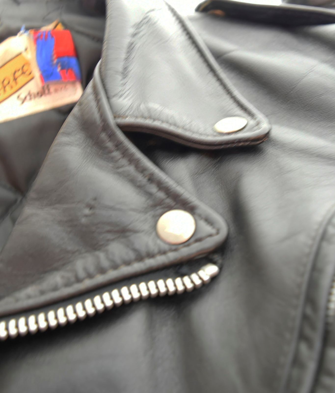 ショット SCHOTT 80s 後期 USA ダブルライダースジャケット 黒 618 42 