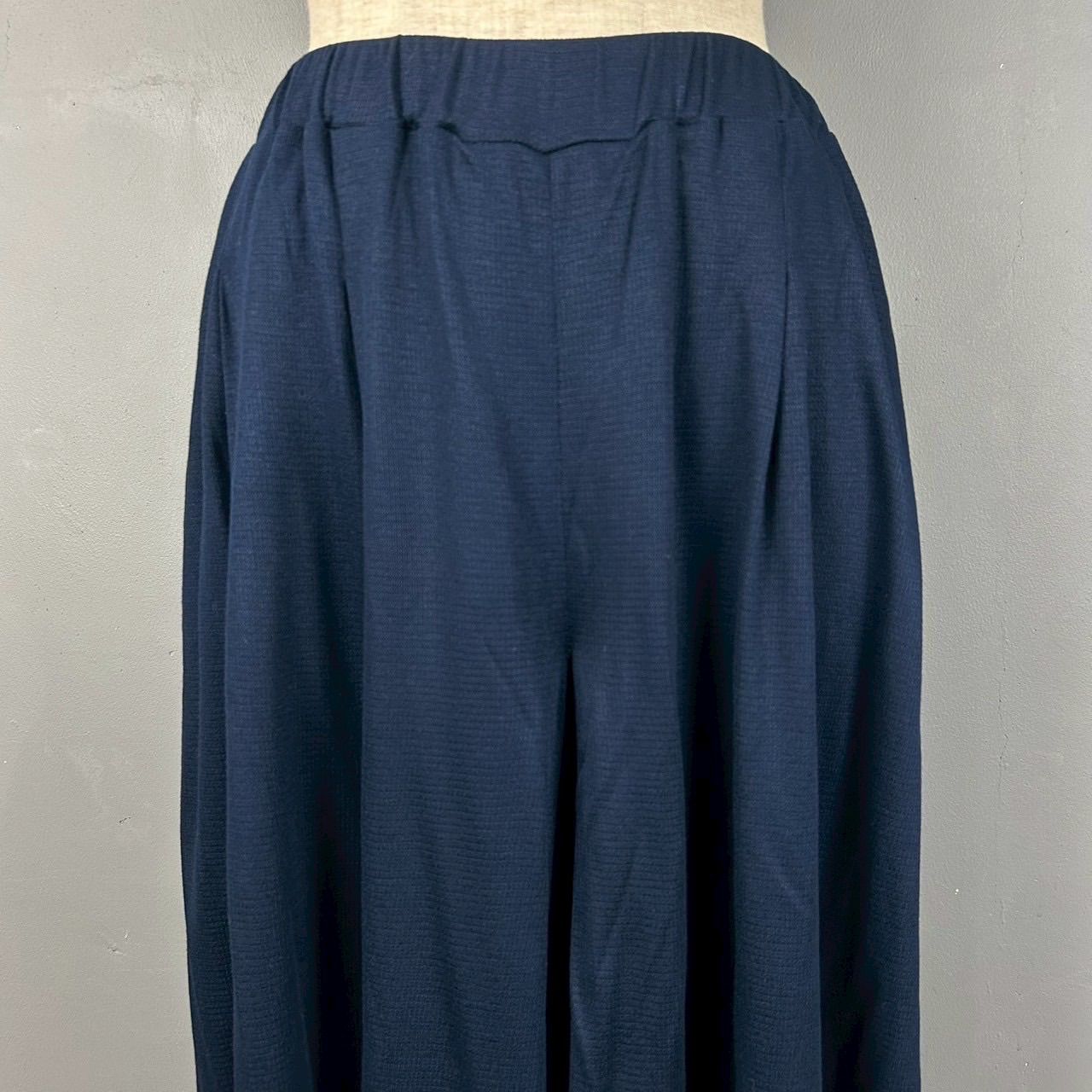 nop de nod コットンリネンビエラパネルチェックタックキュロット