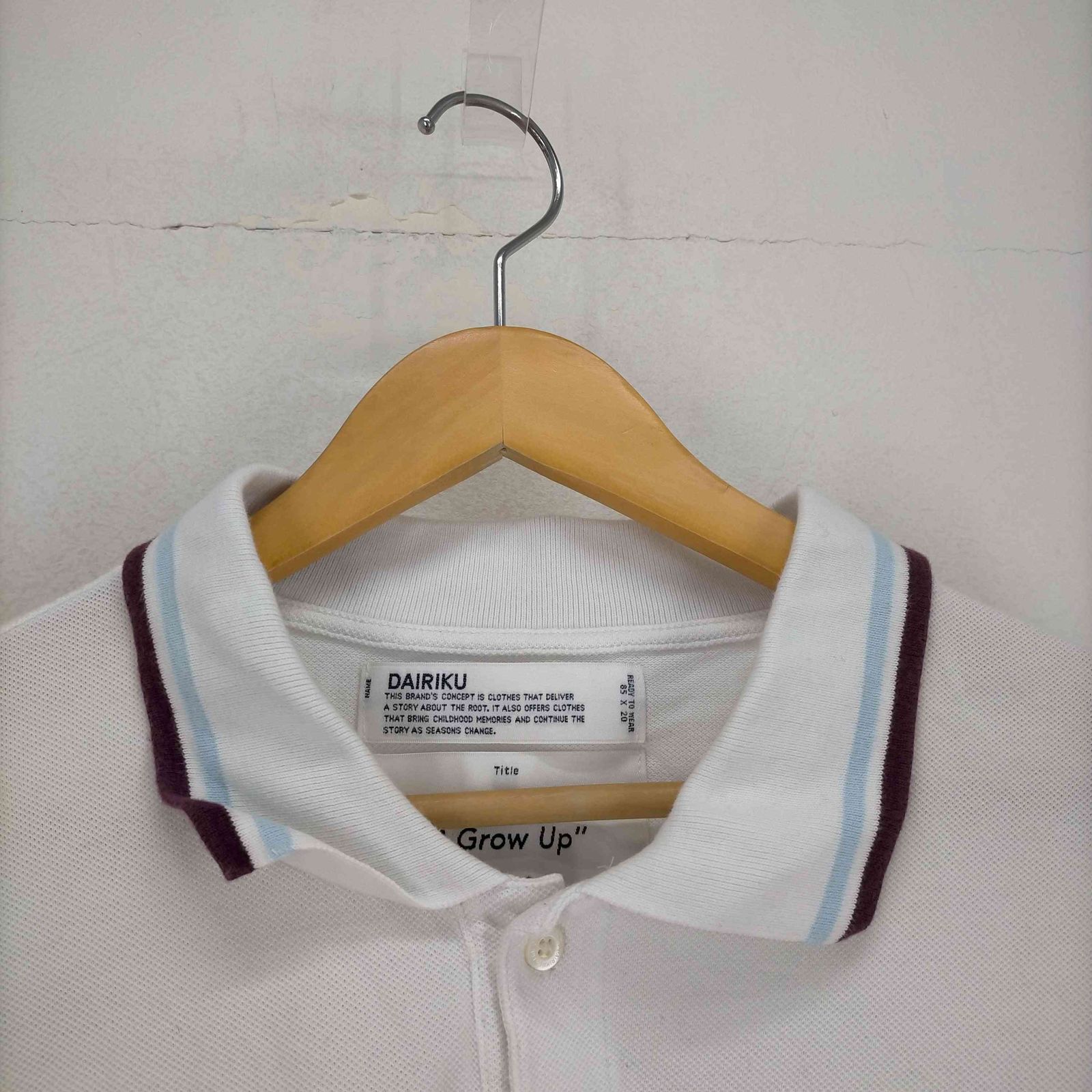 DAIRIKU 19SS night life polo shirt ポロシャツ ダイリク DAIRIKU 19SS Night life Polo Shirt