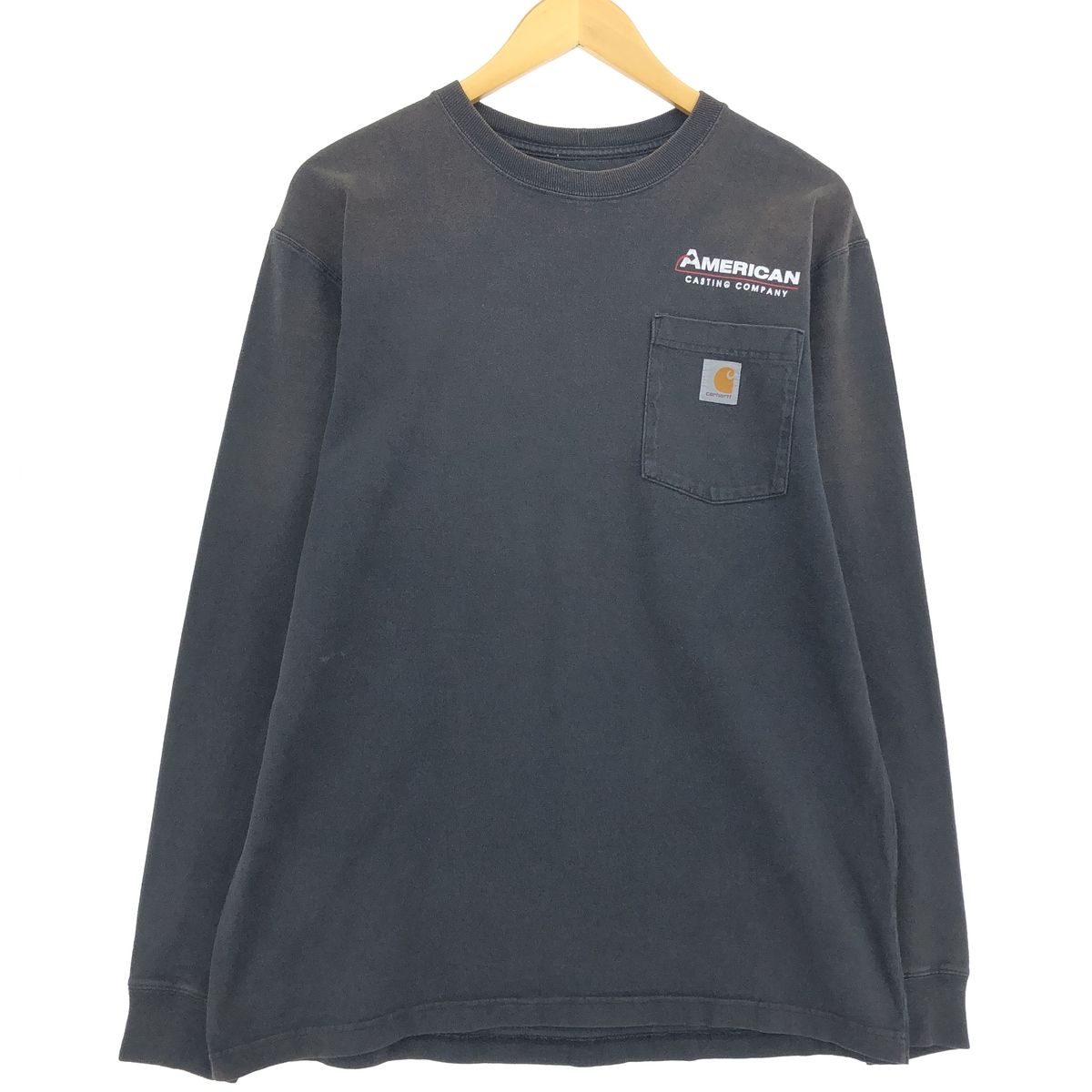古着 カーハート Carhartt ORIGINAL FIT バックプリント ロングTシャツ ロンT メンズM相当/eaa429668