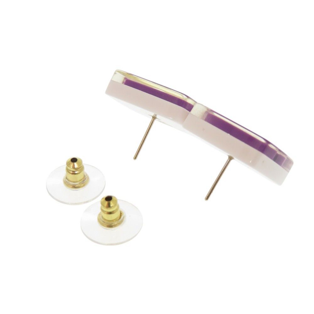 美品 シャネル ココマーク マトラッセモチーフ プラスチック ライン