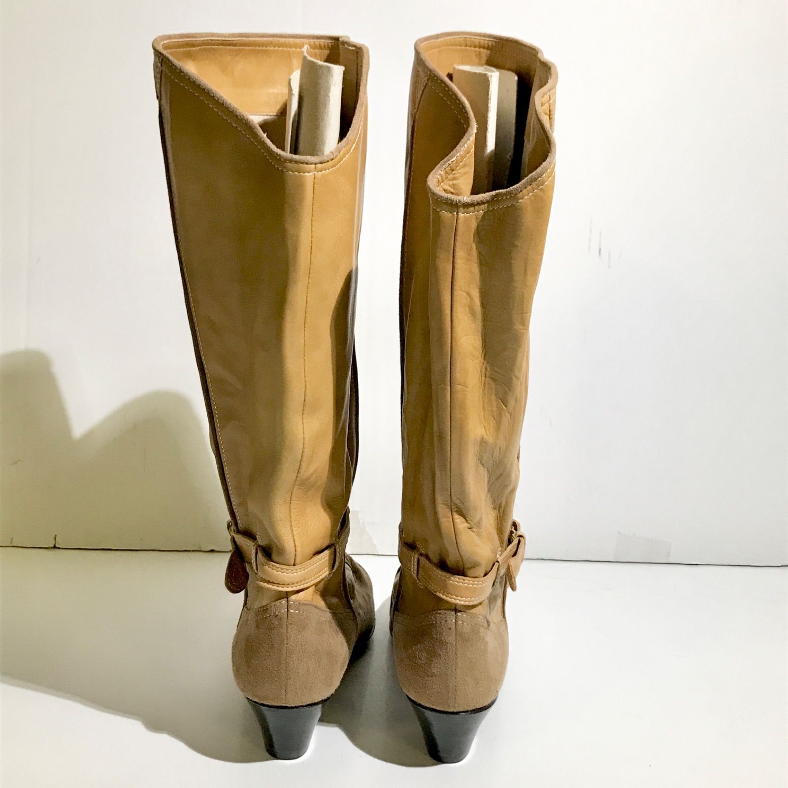 MIHARA YASOHIRO ミハラヤスヒロ ロングブーツ ベルト スウェード