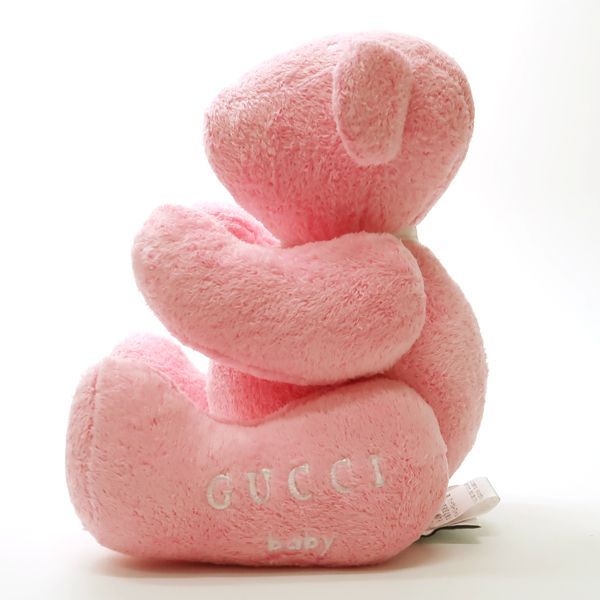 GUCCI baby テディベア ピンク クマ ぬいぐるみ 熊 美品 箱付 グッチ