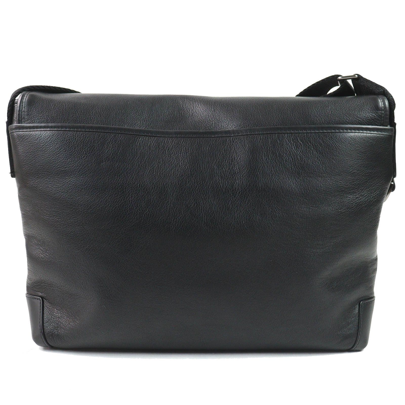【極美品】ハンティングワールド　キャリーオール　メッセンジャーバッグ　レザー　黒 極美品】ハンティングワールド キャリーオール メッセンジャーバッグ