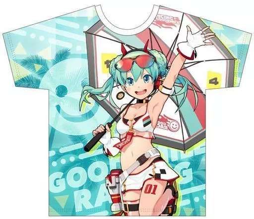 Tropical 初音ミク レーシングミク Ver. レーシングVer.2020 0 Ver.／晴着Ver | Ver vol.1 タペストリー GT Tシャツ フルグラフィック ビッグ缶バッジ est