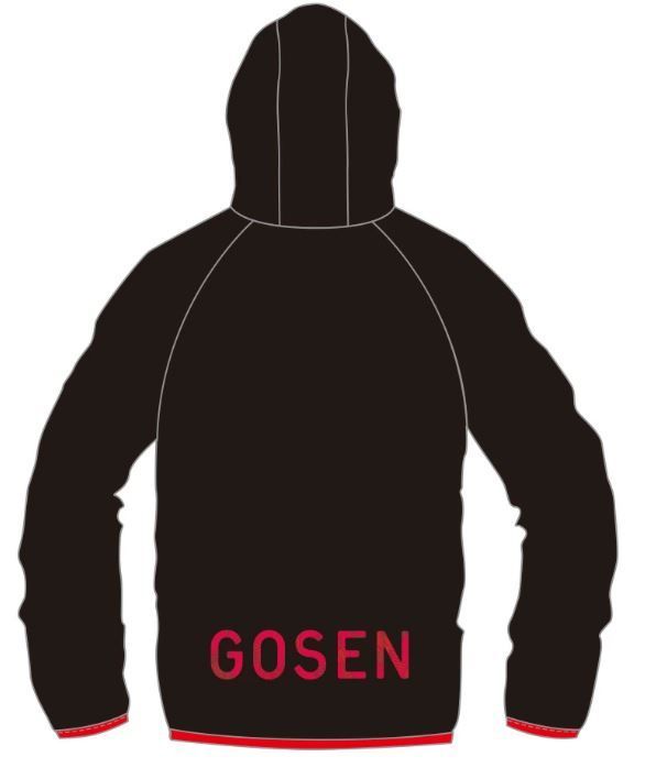 ゴーセン 予約 秋企画 プルオーバーパーカー W25A01 レッド