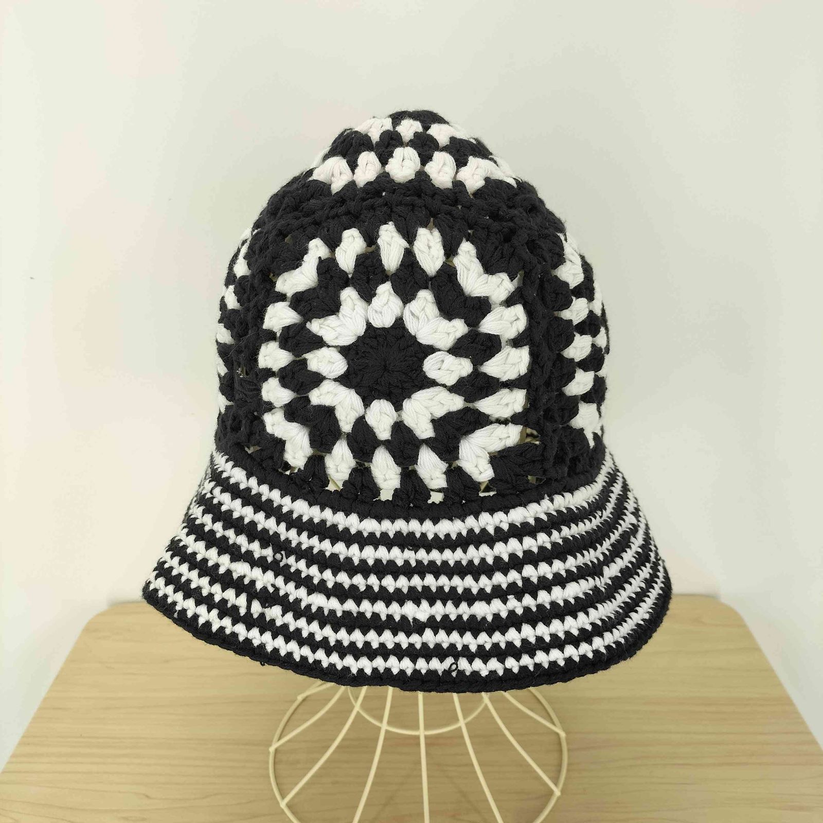 NEWERA ニューエラ クロシェ ニットバケット Croche ネイビー