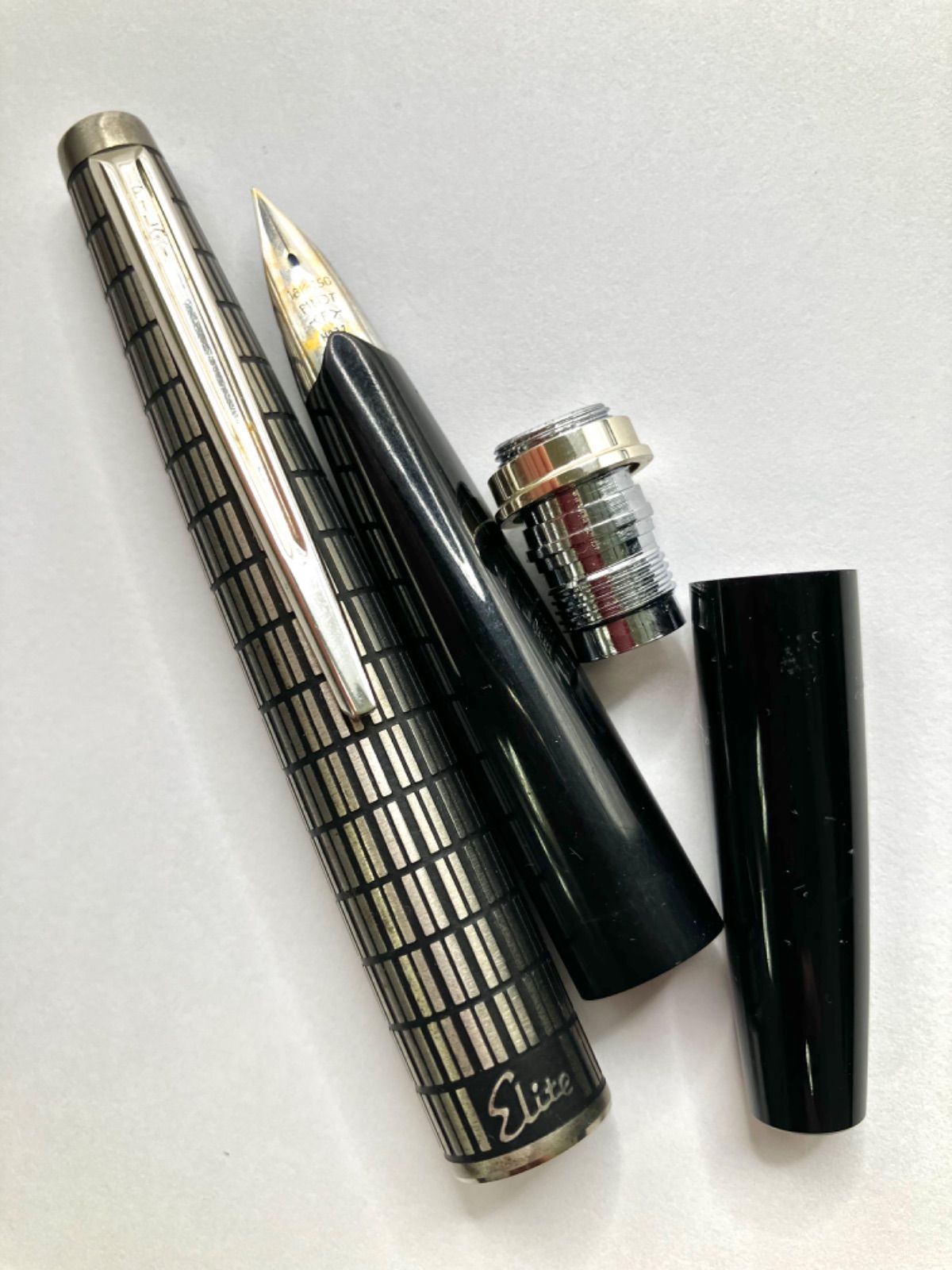 PILOT パイロット 万年筆 】 Elite エリート ペン先18K(750) F細字