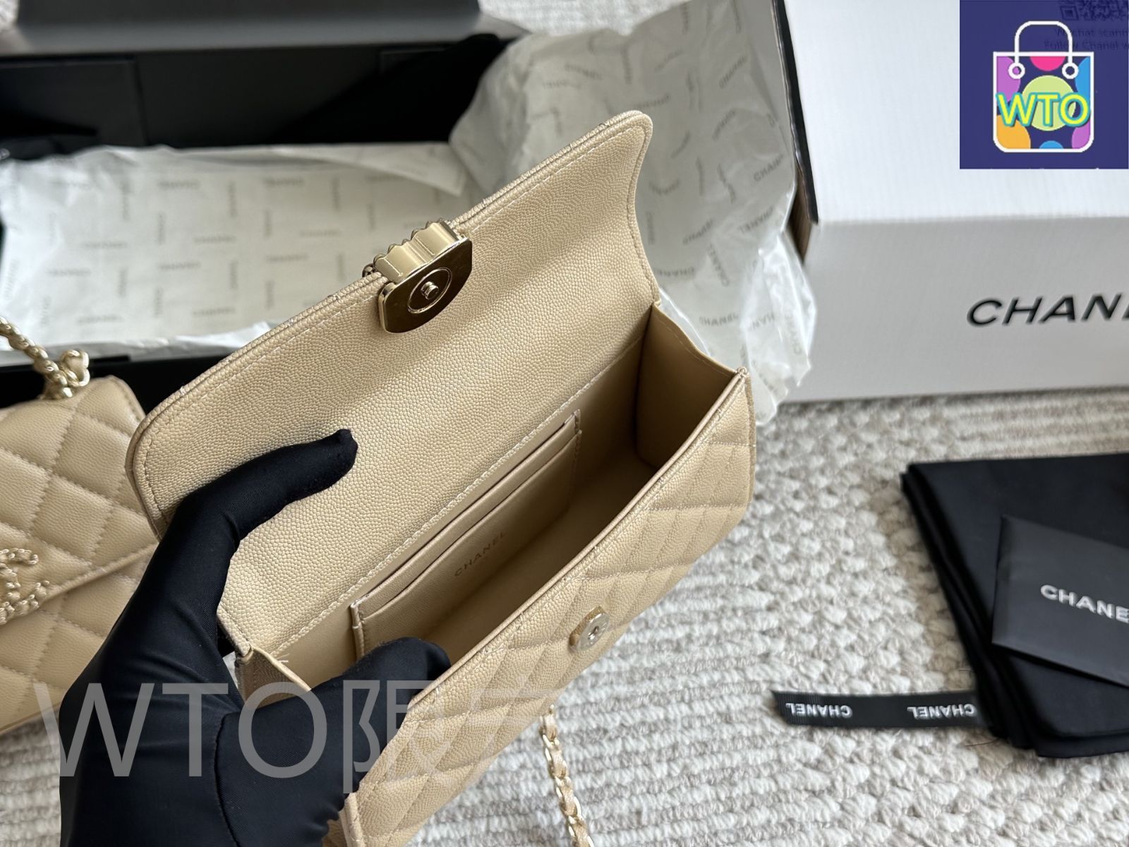 今日特価】Chanel シャネル 23ケリーフォンバッグ 精巧