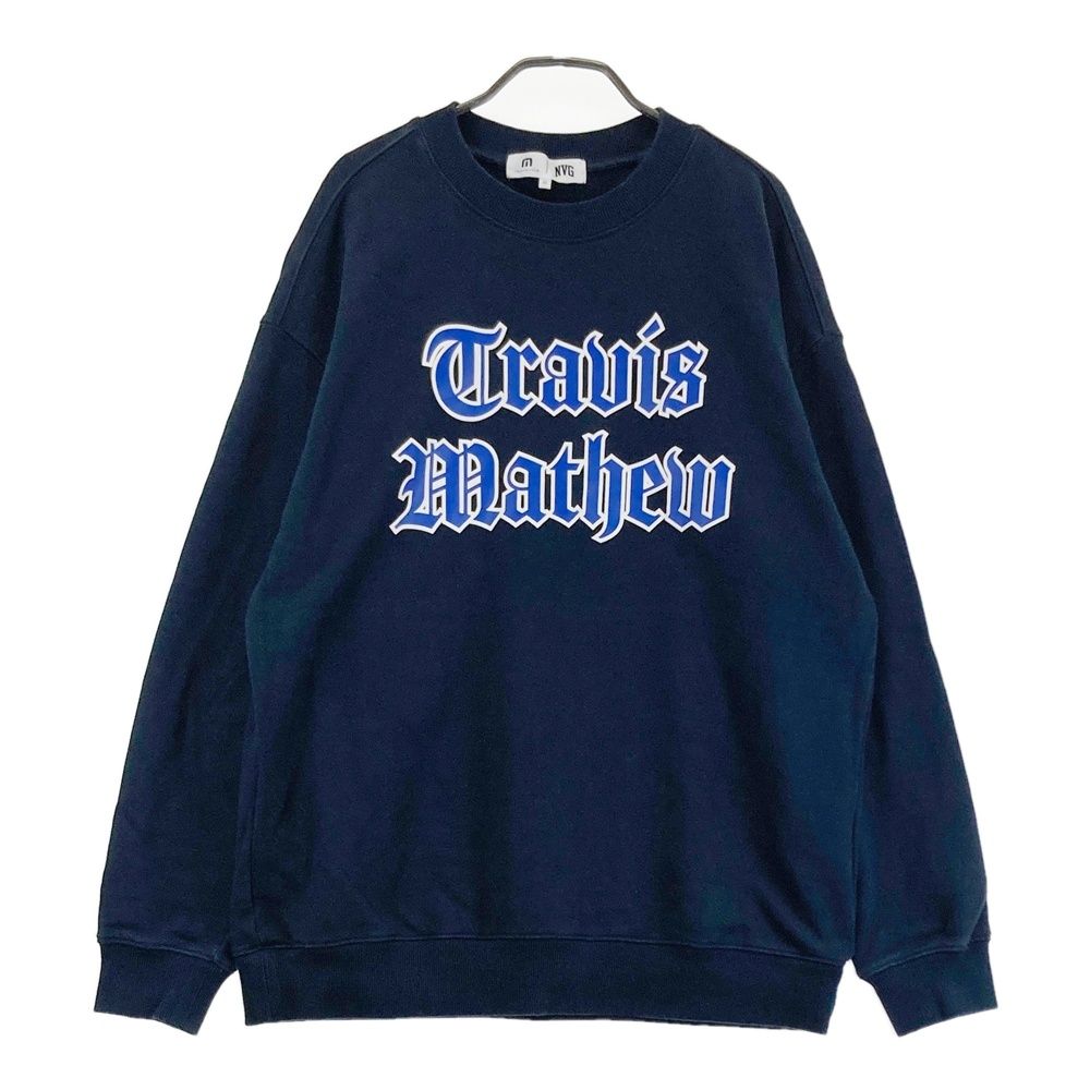 サイズ：2XL TRAVIS MATHEW トラビスマシュー  ジップ ナイロン ジャケット  ネイビー系 [240101485064] ゴルフウェア メンズ ストスト トラヴィスマシュー（Travis Mathew）（メンズ）ゴルフウェア