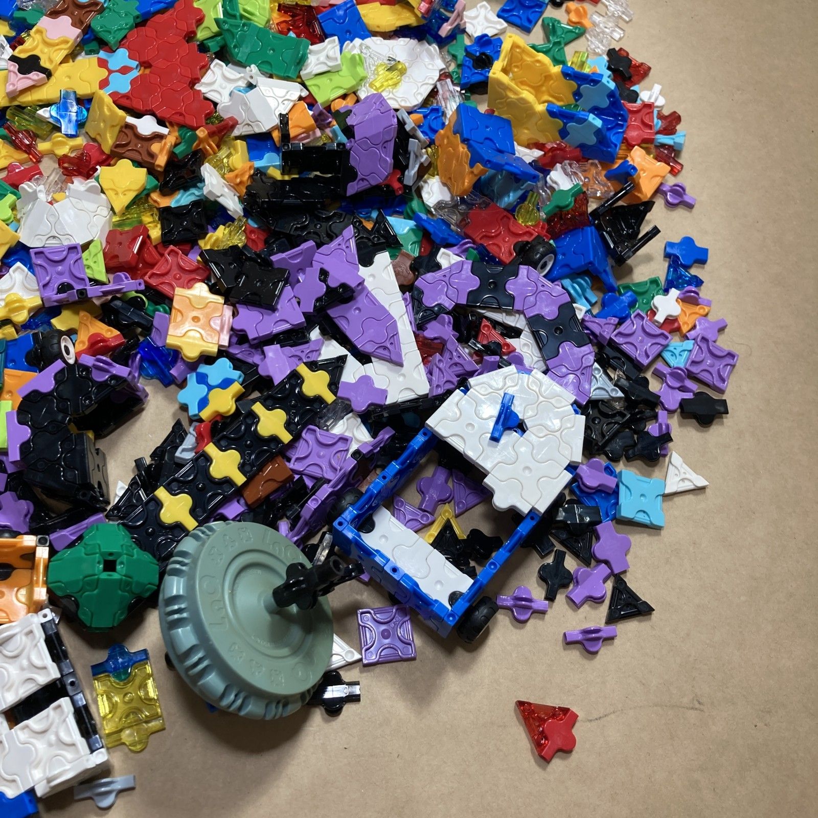 バラ売り可 1/24 クリアパーツ 各種 まとめ売り 正規品，安い LaQ ラキュー バラパーツ 大量 約1，300g まとめ商品