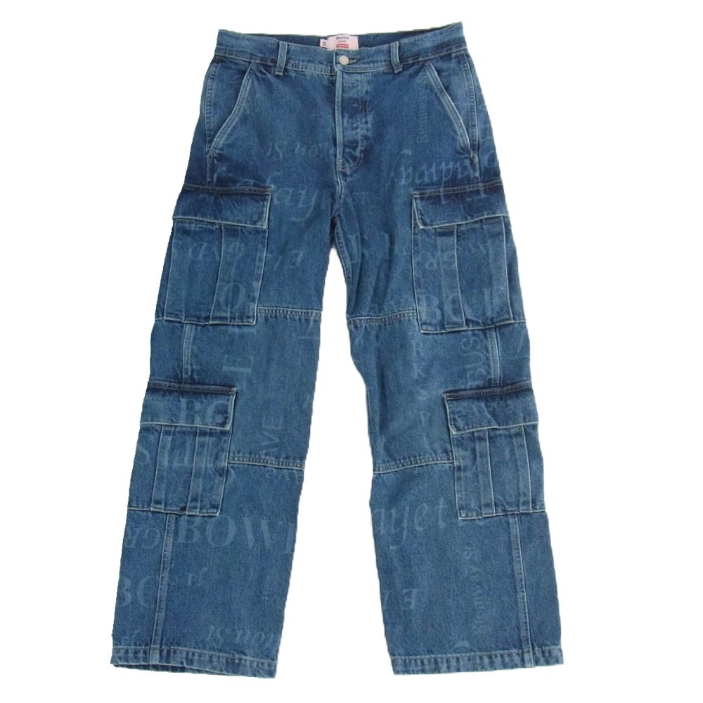 Supreme シュプリーム 24AW Martine Rose Denim Cargo Pant マーティンローズ デニム カーゴ パンツ ライトブルー系 30