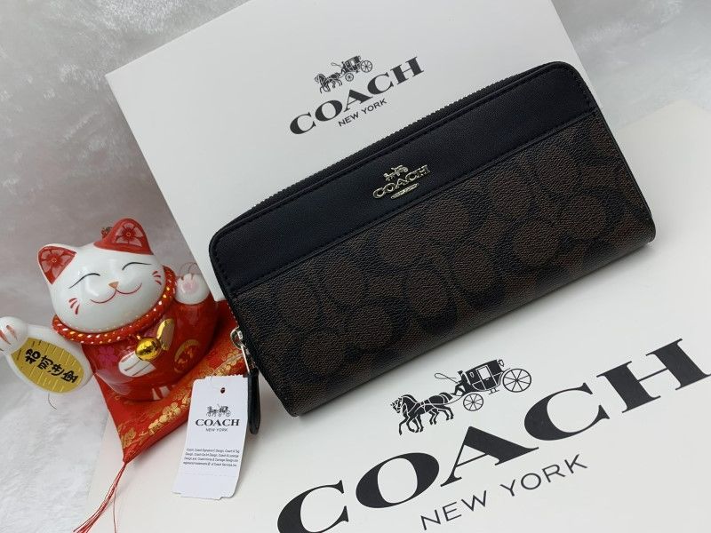 COACH コーチ 財布 長財布 ラグジュアリー シグネチャー アコーディオン ジップ アラウンド アウトレット ファッション 新品 未使用  F76873 A014Z-35 - メルカリ