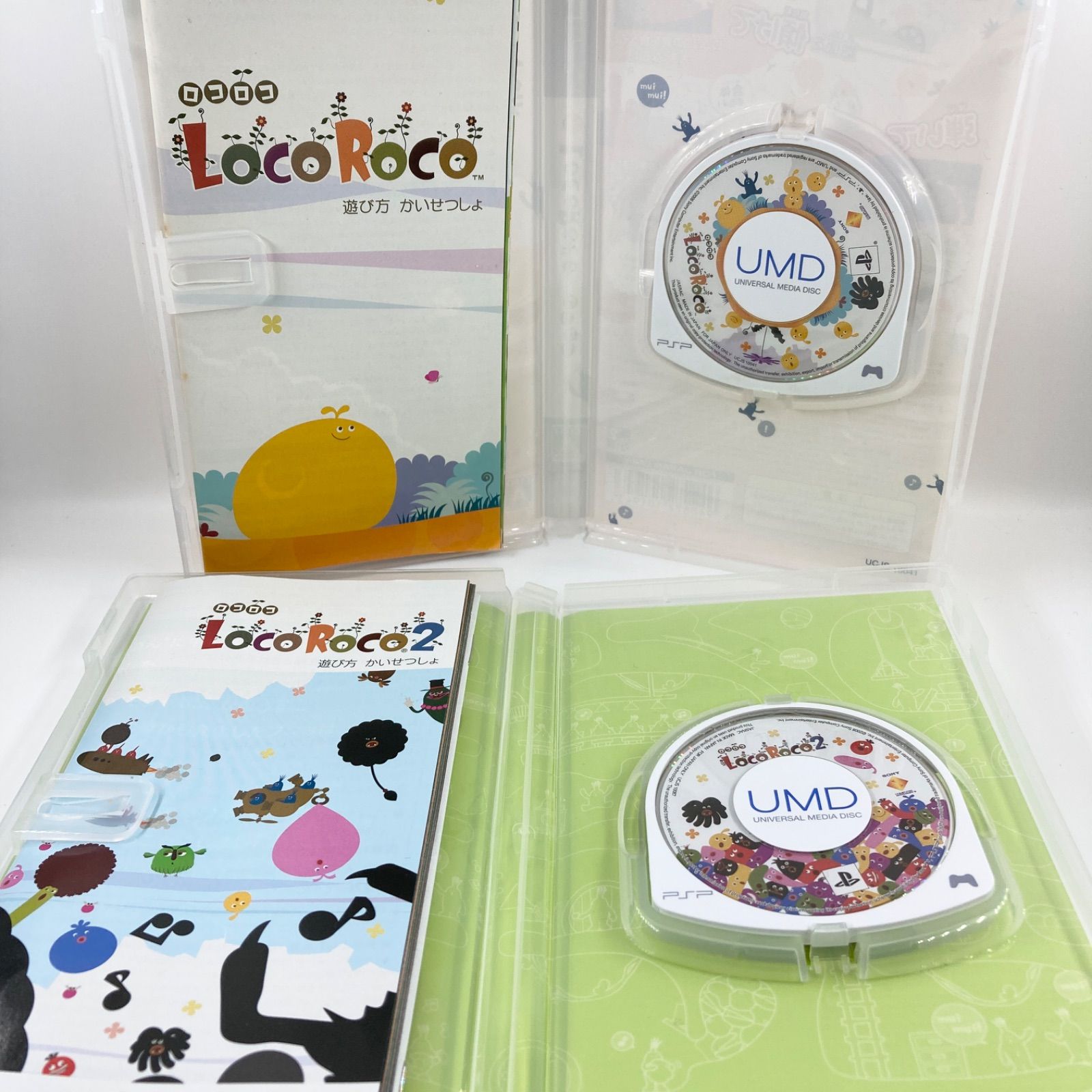 PSP LocoRoco(ロコロコ) 1&2 2枚セット - メルカリ